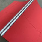 60cm high spine skateboard ramp in red, top view