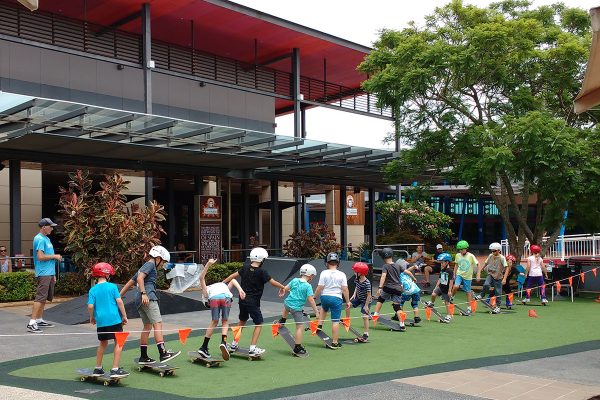 Skateology skateboarding workshop at Erina Fair