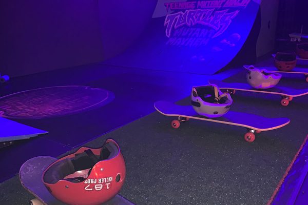 Ride Ramps at TMNT-Skateology Marketing Actviation Central Station 2023